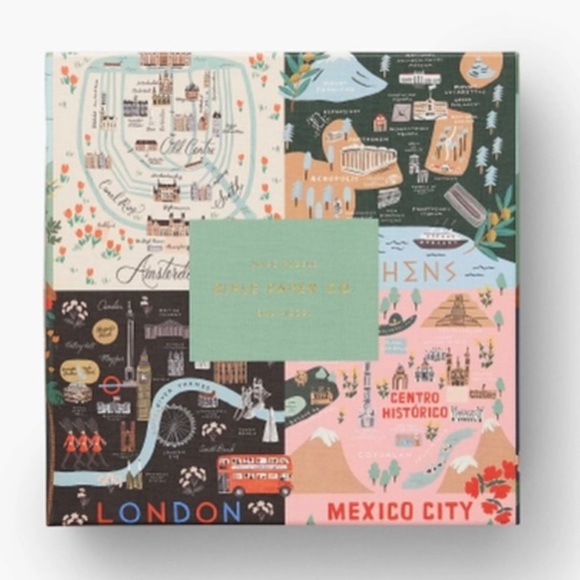 Rifle Paper Co. Maps Puzzle, 500 pieces, NWT - Picture 2 of 5